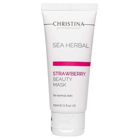 Christina Sea Herbal Beauty Mask Strawberry Полунична маска краси для нормальної шкіри