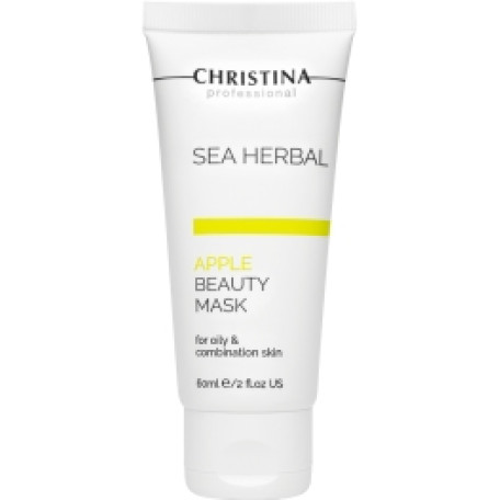 Christina Sea Herbal Beauty Mask Green Apple Яблучна маска краси для жирної та комбінованої шкіри