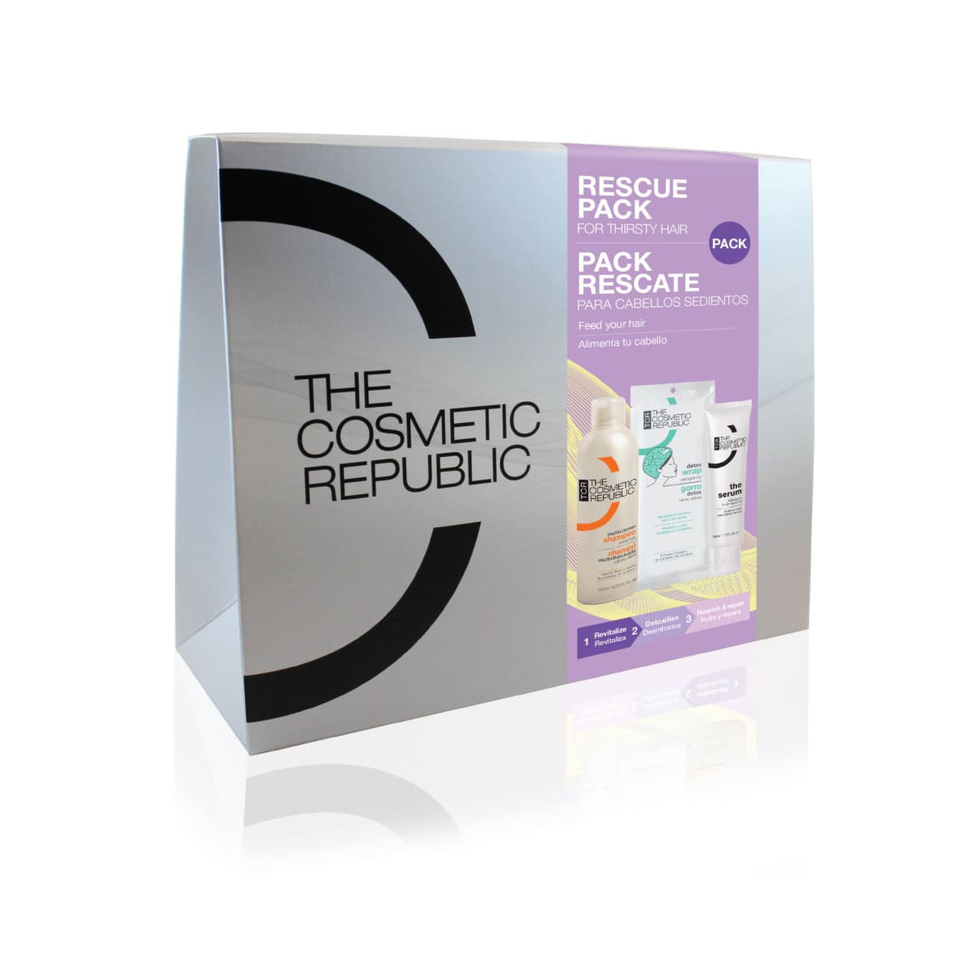 The Cosmetic Republic Набір Rescue для інтенсивного зволоження та живлення пошкодженого волосся Rescue Pack