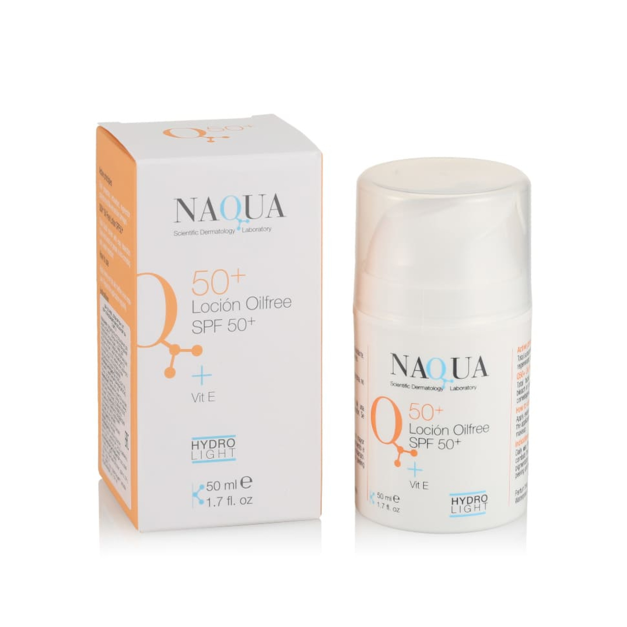 NAQUA Q50 Сонцезахист миттєвого поглинання SPF 50