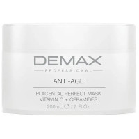 Demax Anti-Age Placental Perfect mask Vitamin C+Ceramides Антивозрастная плацентарная маска