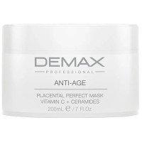 Demax Anti-Age Placental Perfect mask Vitamin C+Ceramides Антивозрастная плацентарная маска
