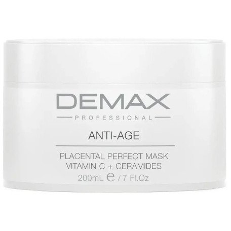 Demax Anti-Age Placental Perfect mask Vitamin C+Ceramides Антивікова плацентарна маска 