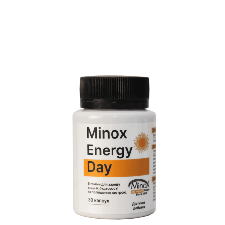 MINOX MinoX Energy Day Стимулятор для енергії та настрою (30 капсул)