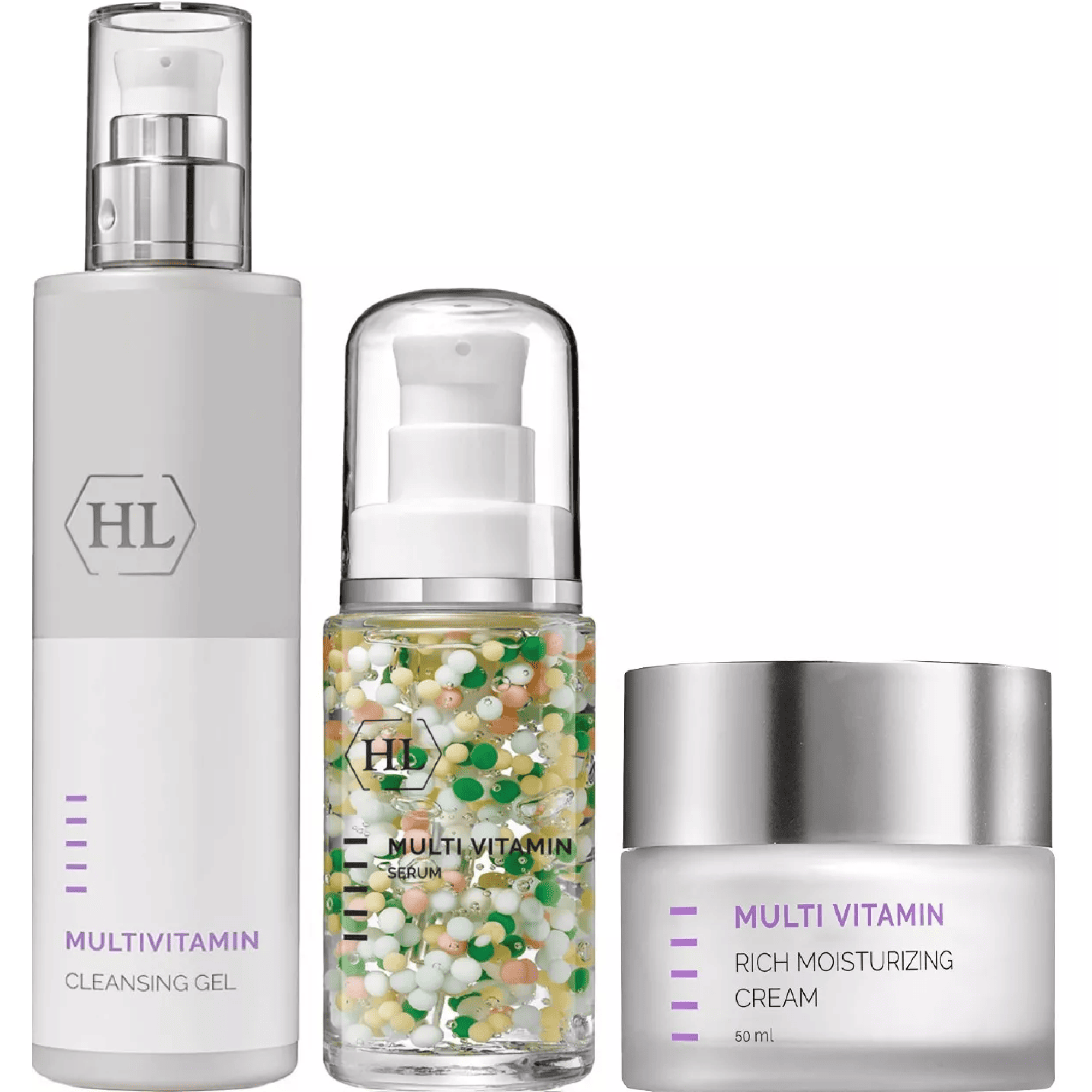 Holy Land MULTI VITAMIN KIT (сироватка + крем + очищ. гель)