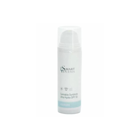Smart4Derma AQUAGEN ультразволожуючий захисний крем SPF50 з олією канабісу