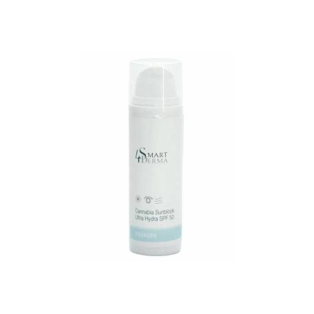Smart4Derma AQUAGEN ультразволожуючий захисний крем SPF50 з олією канабісу