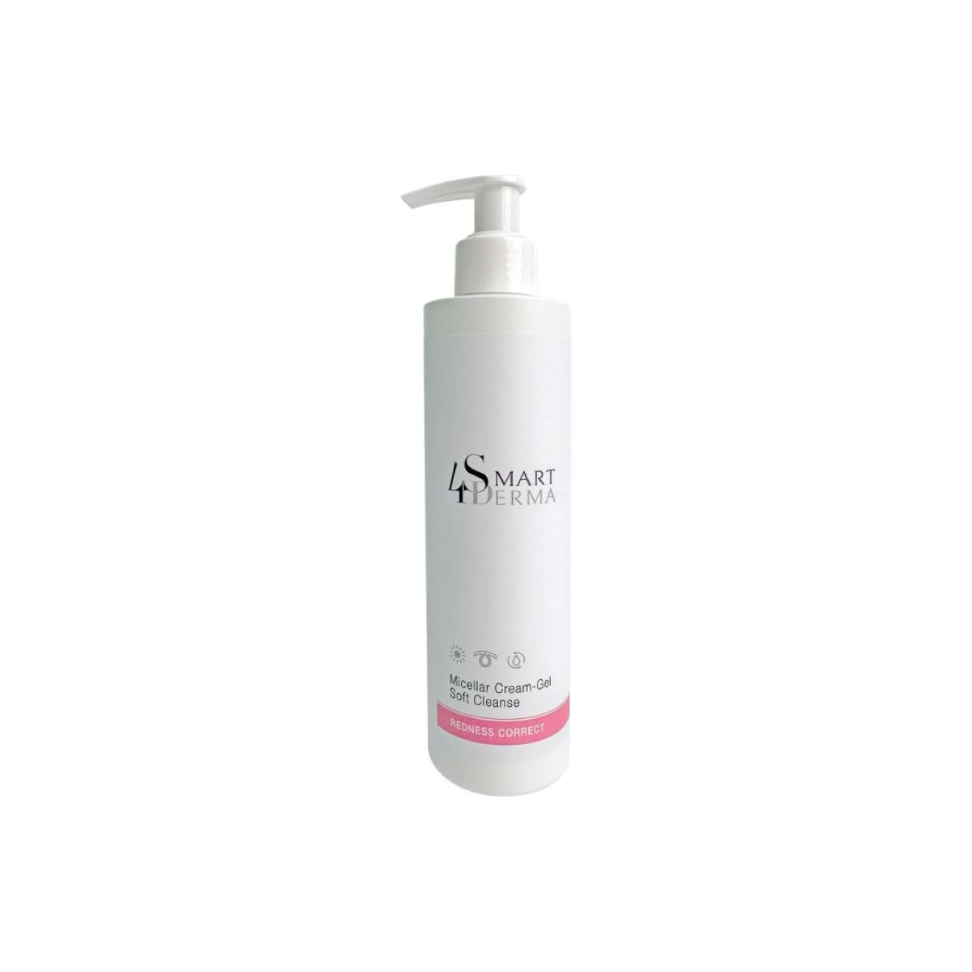 Smart4Derma REDNESS CORRECT Micellar Cream-Gel Soft Cleanse міцелярний очишувальний крем-гель для чутливої та куперозної шкіри
