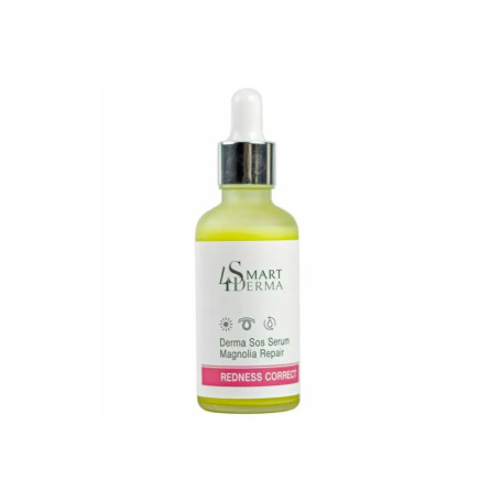 Smart4Derma REDNESS CORRECT DERMA SOS SERUM MAGNOLIA REPAIR інтенсивна СОС сироватка для чутливої та куперозної шкіри