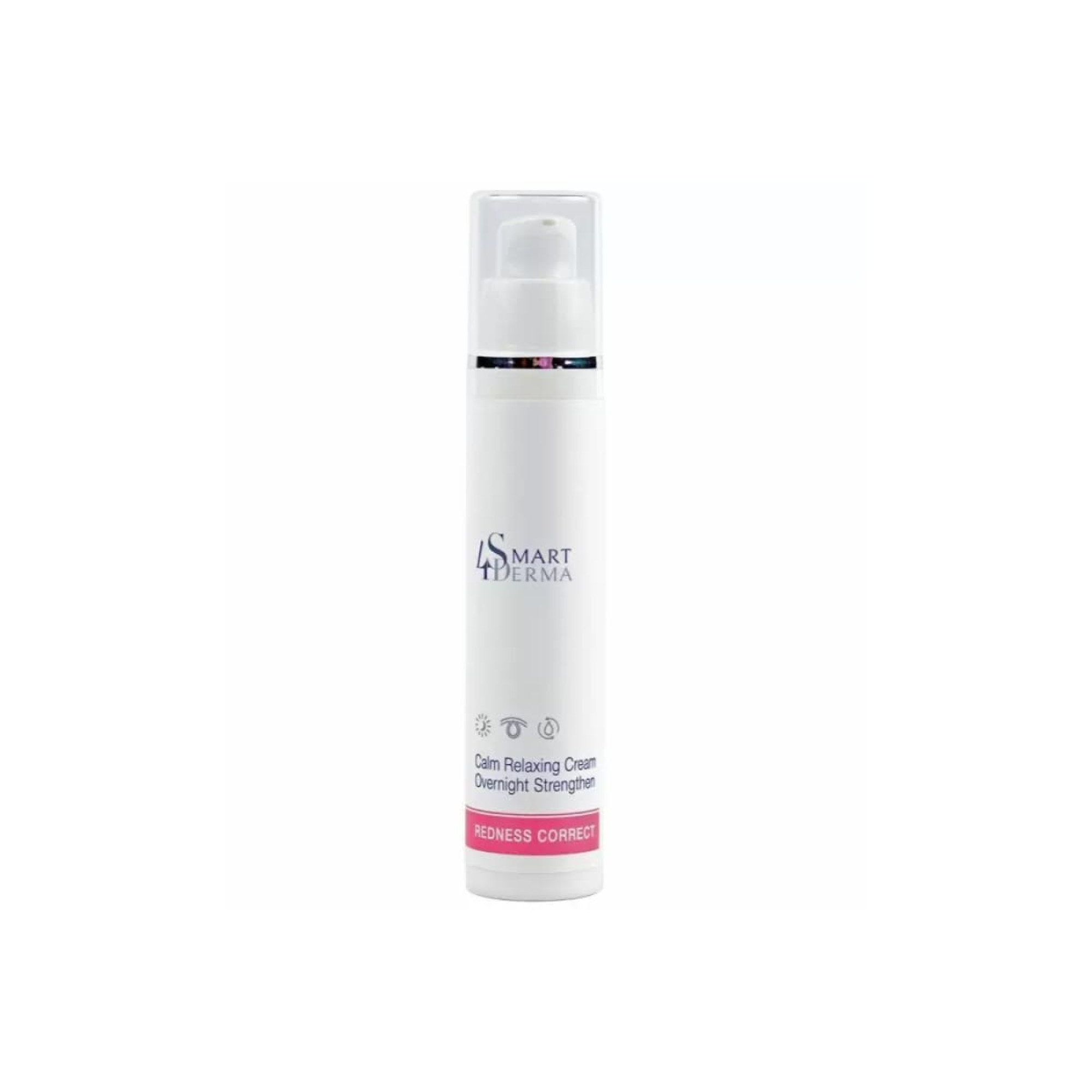 Smart4Derma REDNESS CORRECT CALM RELAXING CREAM OVERNIGHT STRENGTHEN укрепляющий ночной крем для чувствительной и куперозной кожи