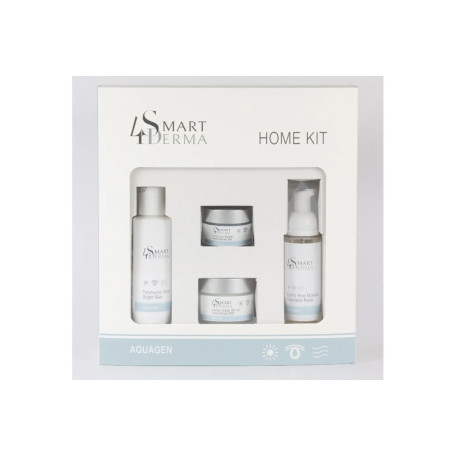Smart4Derma AQUAGEN HOME KIT екстра-зволожуючий набір для щоденного догляду для всіх типів шкіри «ГІДРО КВАРТЕТ» - набір