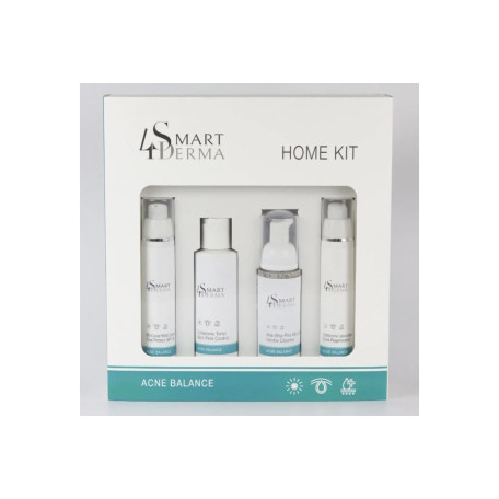 Smart4Derma ACNE BALANCE HOME KIT коригуючий набір для щоденного догляду за жирною, комбінованою шкірою «АКНЕ БАЛАНС»