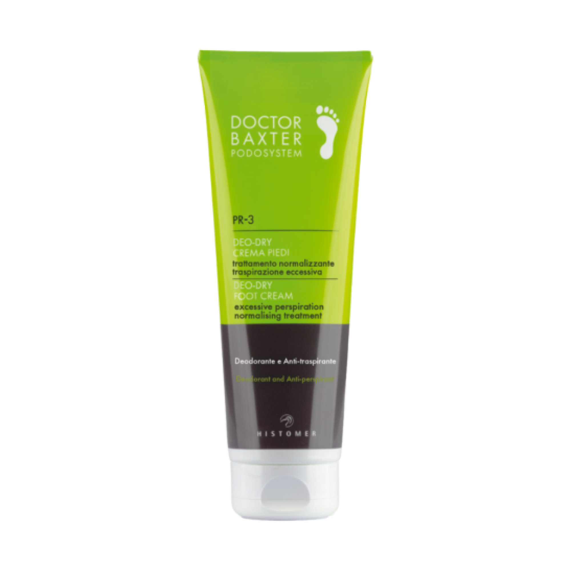 Histomer DOCTOR BAXTER PODOSYSTEM Deo-dry foot cream PR-3 Крем дезодоруючий з антиперспірантною дією