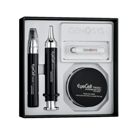 Genosys EyeCell KIT (ECK) Набір для догляду за зоною навколо очей (патчі, сироватка, крем, ролер)