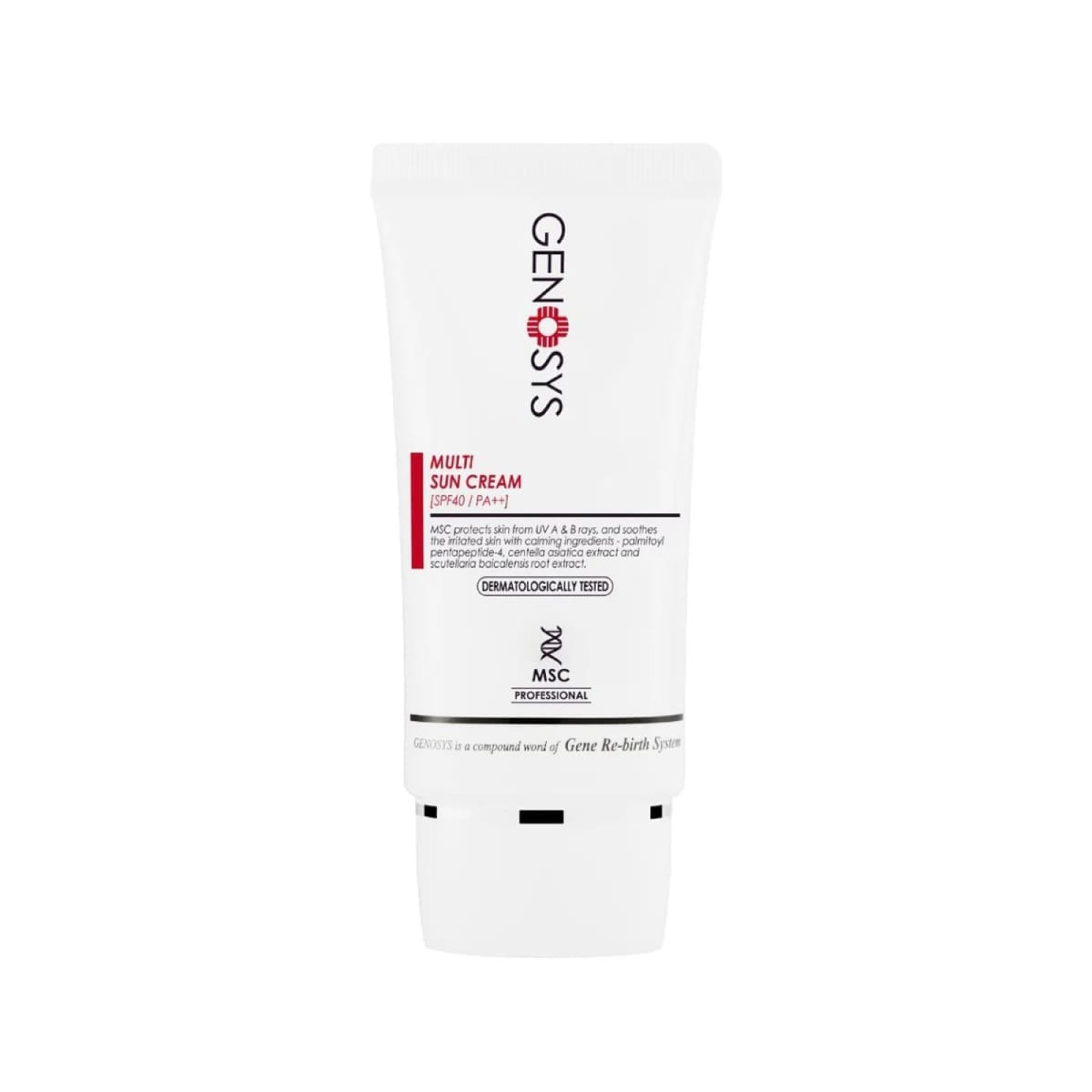 Genosys Multi Sun Cream (MSC) Сонцезахисний крем, SPF 40 / PA++