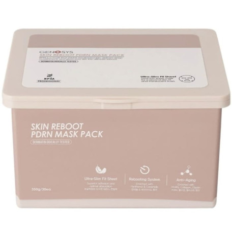 Genosys Skin Reboot PDRN Mask Pack Поживна маска для повного відновлення та перезавантаження шкіри з PDRN