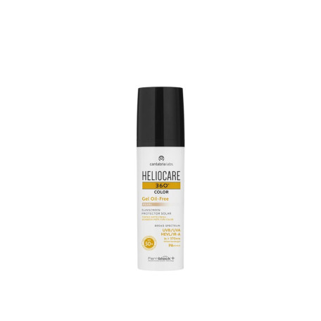Cantabria Labs Heliocare 360° Color Gel Oil-Free Pearl Sunscreen SPF 50+ Тональний сонцезахисний гель на водній основі с SPF 50+ (тон світлий)