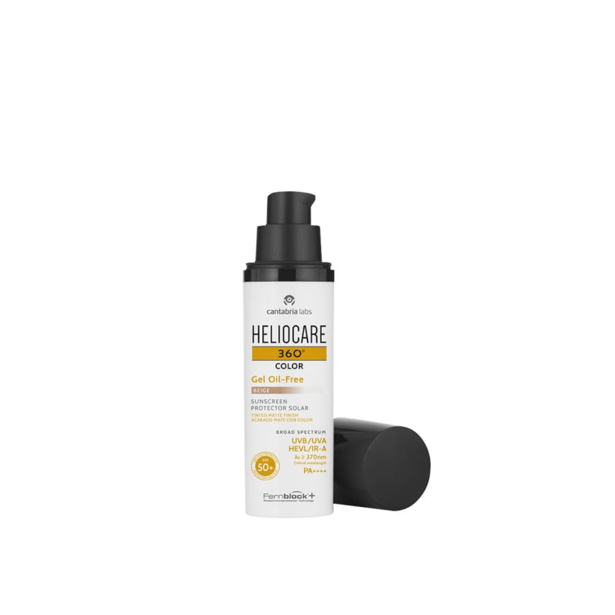 Cantabria Labs Heliocare 360° Color Gel Oil-Free Beige Sunscreen SPF 50+ Тональний сонцезахисний гель на водній основі з SPF 50+ (тон беж)