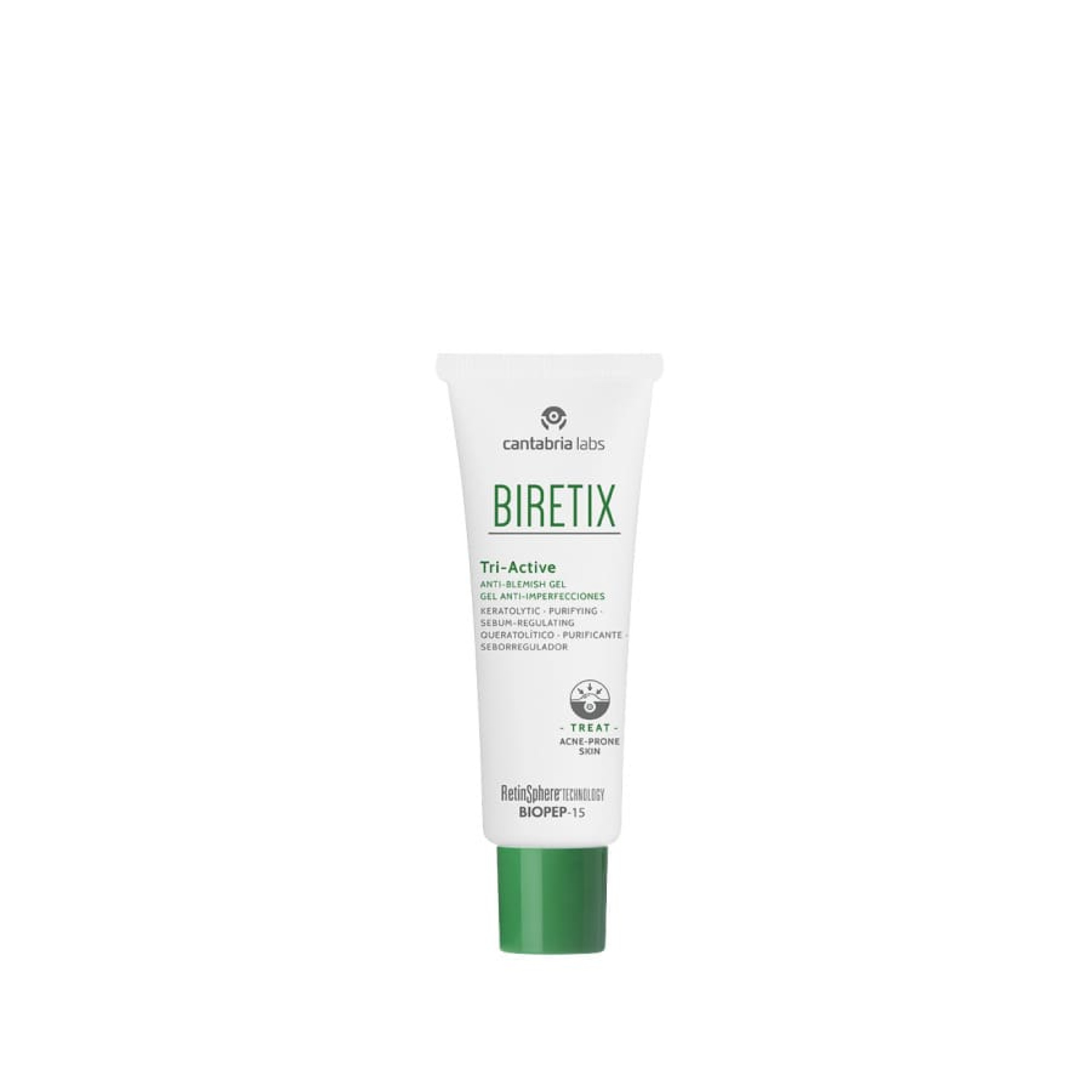 Cantabria Labs Biretix TriActive Gel Лікувальний протизапальний гель ТРИ-АКТИВ Біретікс для шкіри з акне