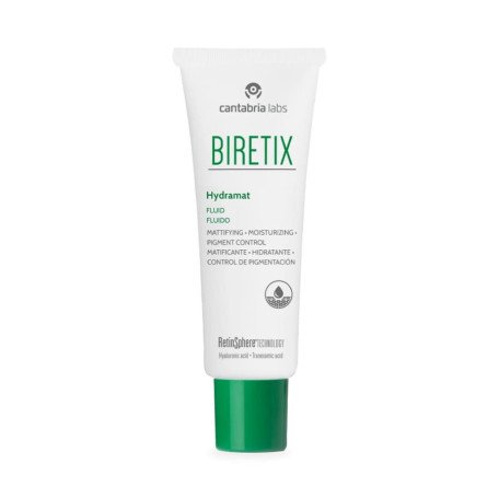 Cantabria Labs Biretix Hydramat Матуючий, зволожуючий флюїд проти пост-акне пігментації 