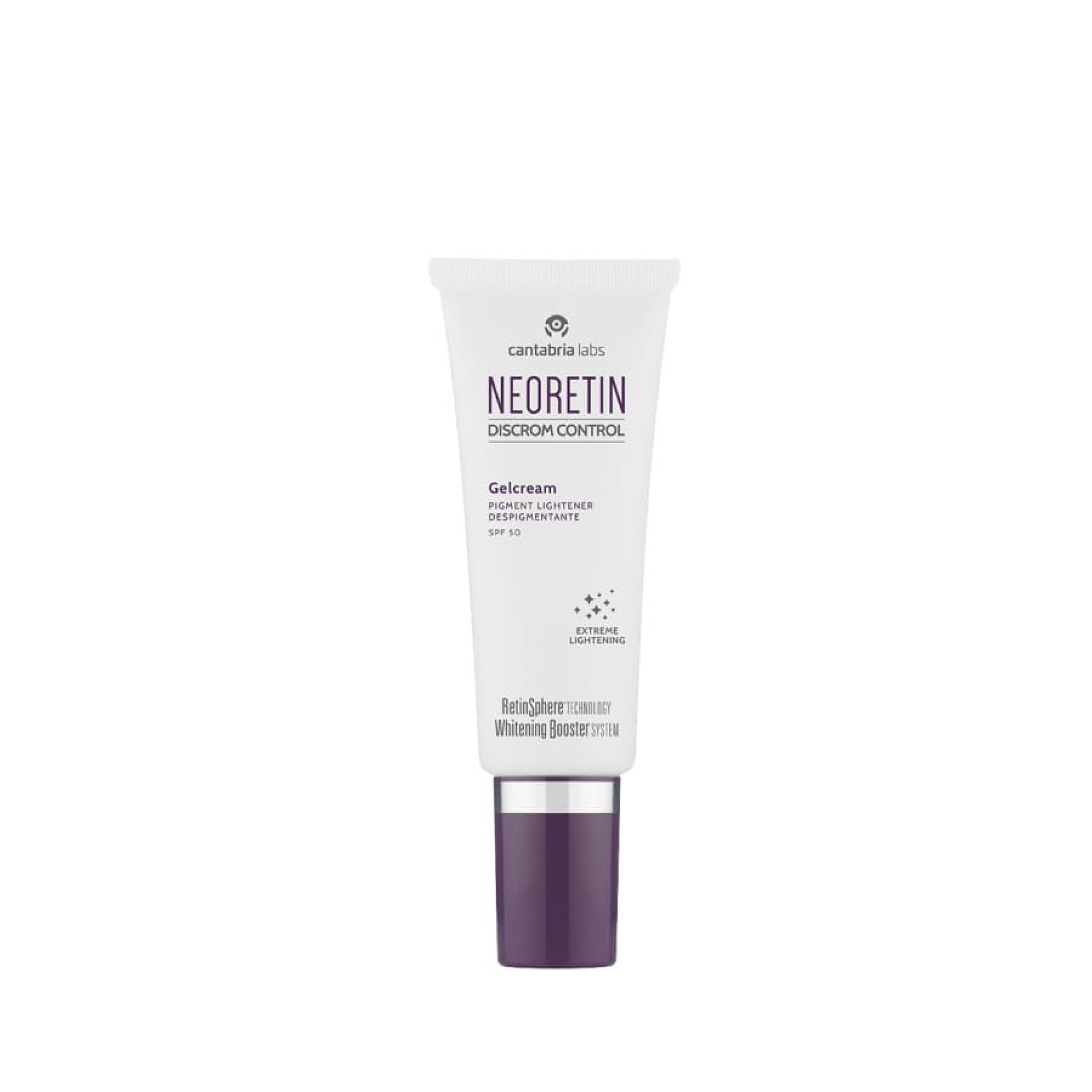 Cantabria Labs Neoretin cant discrom control gelcream SPF 50 Освітлюючий гель-крем для шкіри з пігментацією SPF50 Неоретін