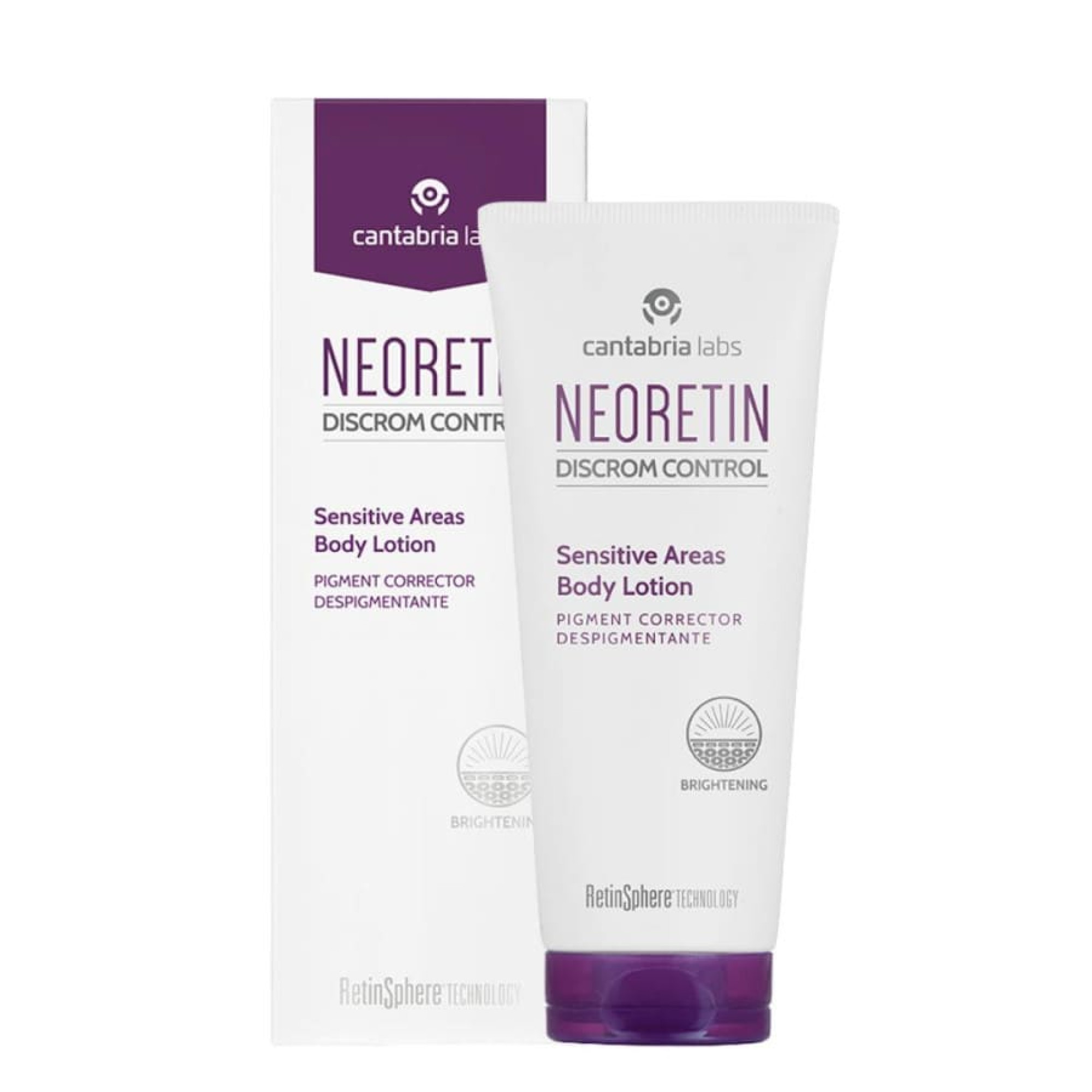 Cantabria Labs Neoretin DC Sensitive Areas Body Lotion Неоретін Депігментуючий лосьйон для чутливих ділянок тіла