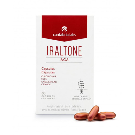 Cantabria Labs Iraltone Capsules Aga Капсули для лікування випадіння волосся Іралтон АГА