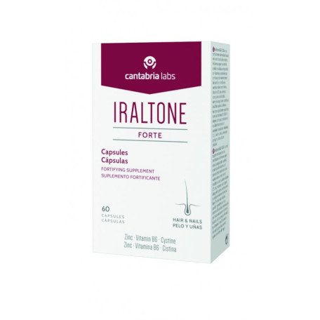 Cantabria Labs Iraltone Forte Capsules Капсули для лікування ослабленого волосся і нігтів