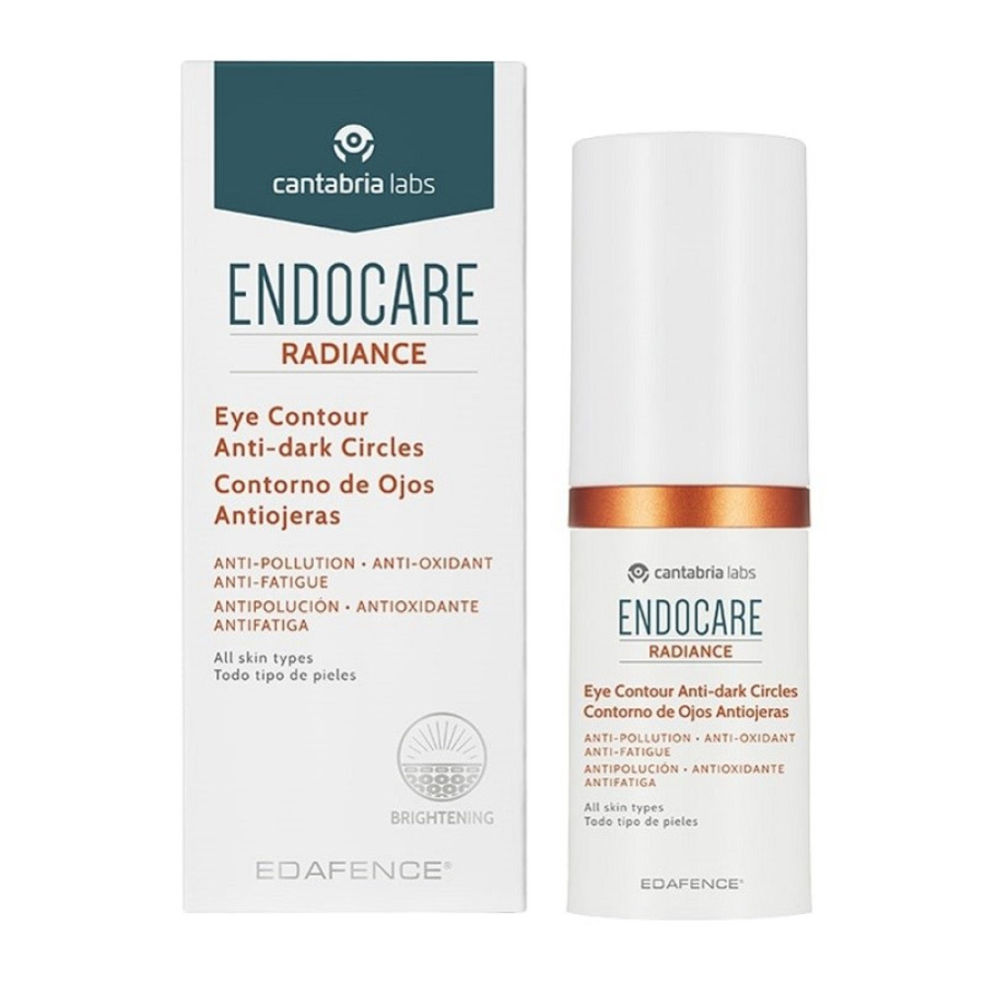 Cantabria Labs Endocare Radiance Edafence Contur Антиоксидант крем-контур навколо очей проти темних кіл і набряків