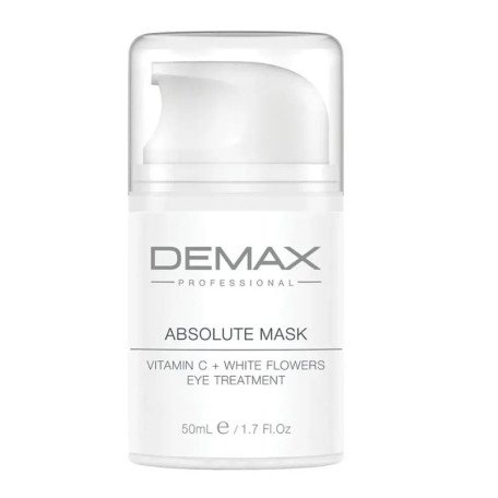 Demax Absolute Mask Vitamin C + White Flowers Eye Treatment Мультивітамінна маска для періорбітальної зони «Вітамін С та білі квіти»
