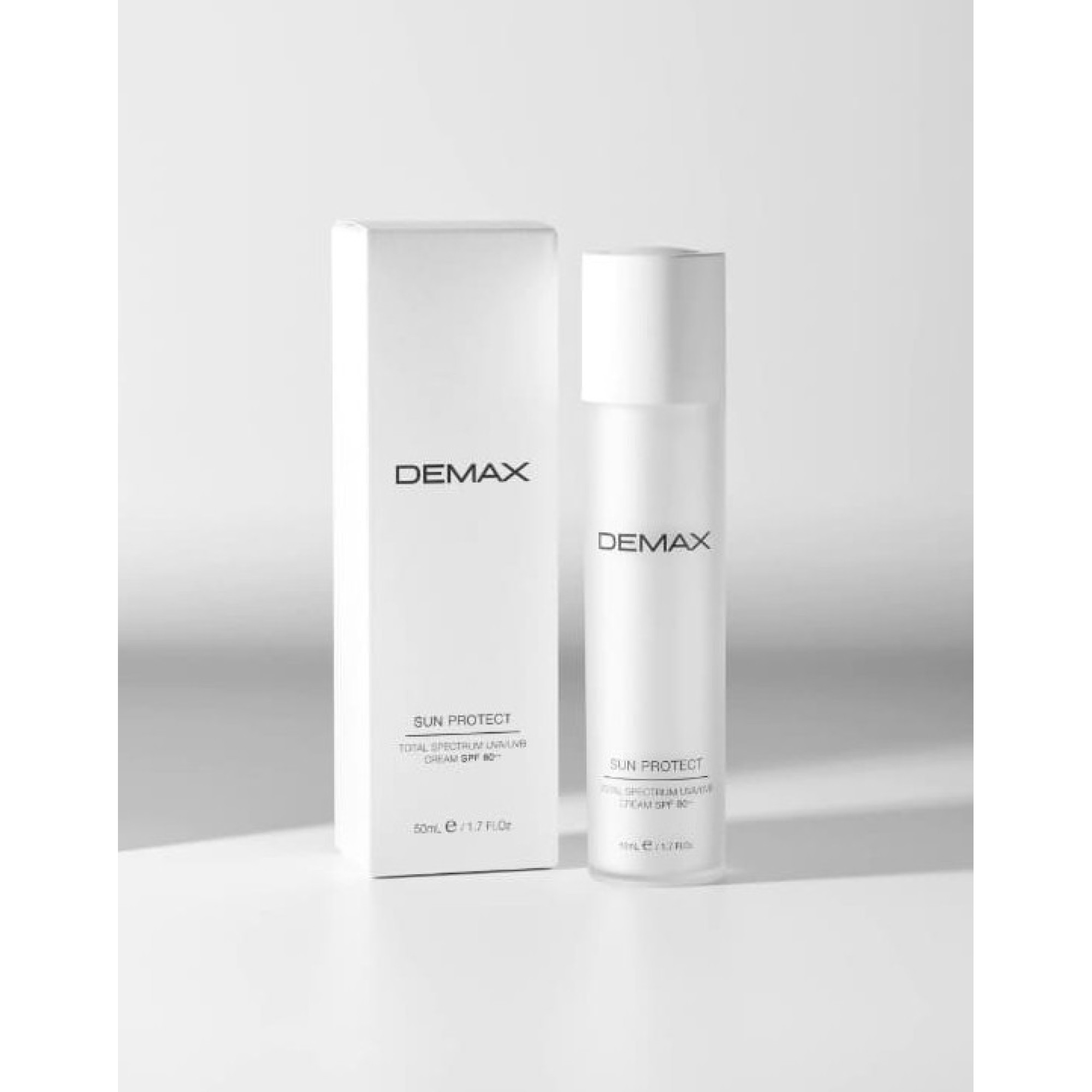 Demax Sun Protect Moisturizer Cream SPF-80+ Total Spectrum Defense Антиоксидантный защитный увлажнитель Hydro Optima SPF-80+